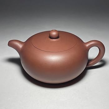 Amazon | 宜興窯紫沙茶壺 銘明琴制陶 急須 朱泥 中国美術 中国古